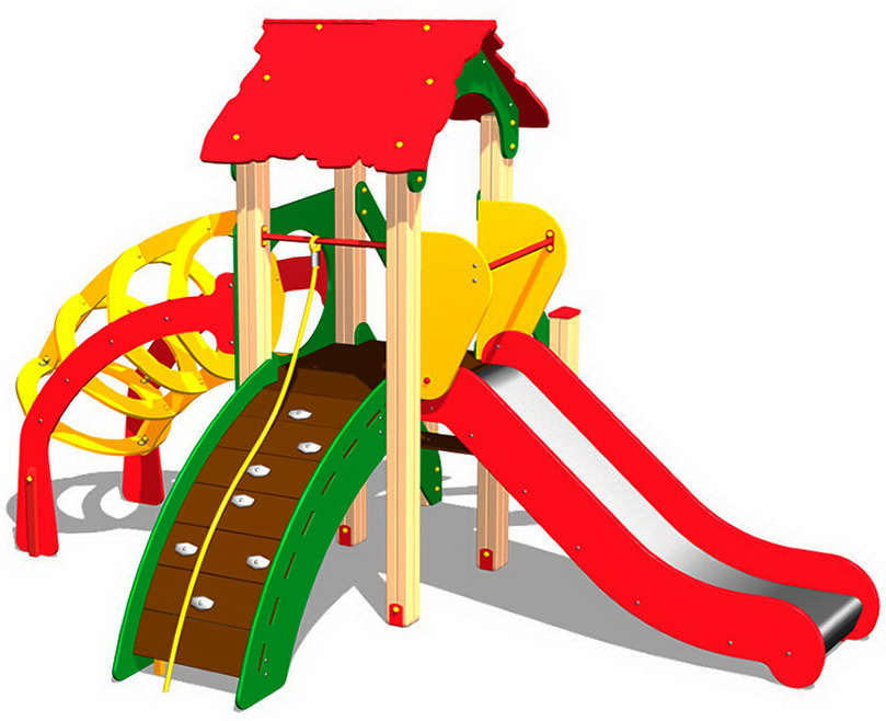 Детский игровой комплекс ZION Дом, который построил Джек (КД047)