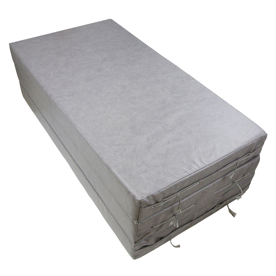 Мат №6 (150 х 100 х 10) Midzumi складной винилискожа (серый)