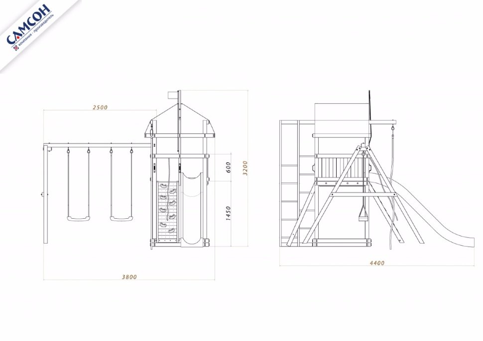 Детская площадка АЛЯСКА Самсон