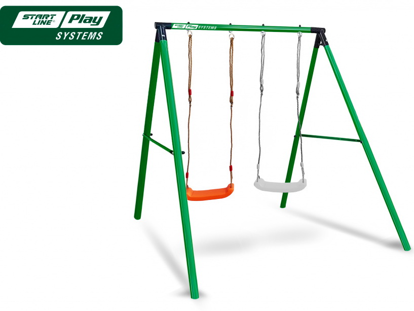 Качели SLP SYSTEMS 2 секции («лодочка» белая и красная)