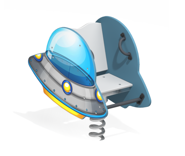 Качалка на пружине для детской площадке НЛО КБ-20