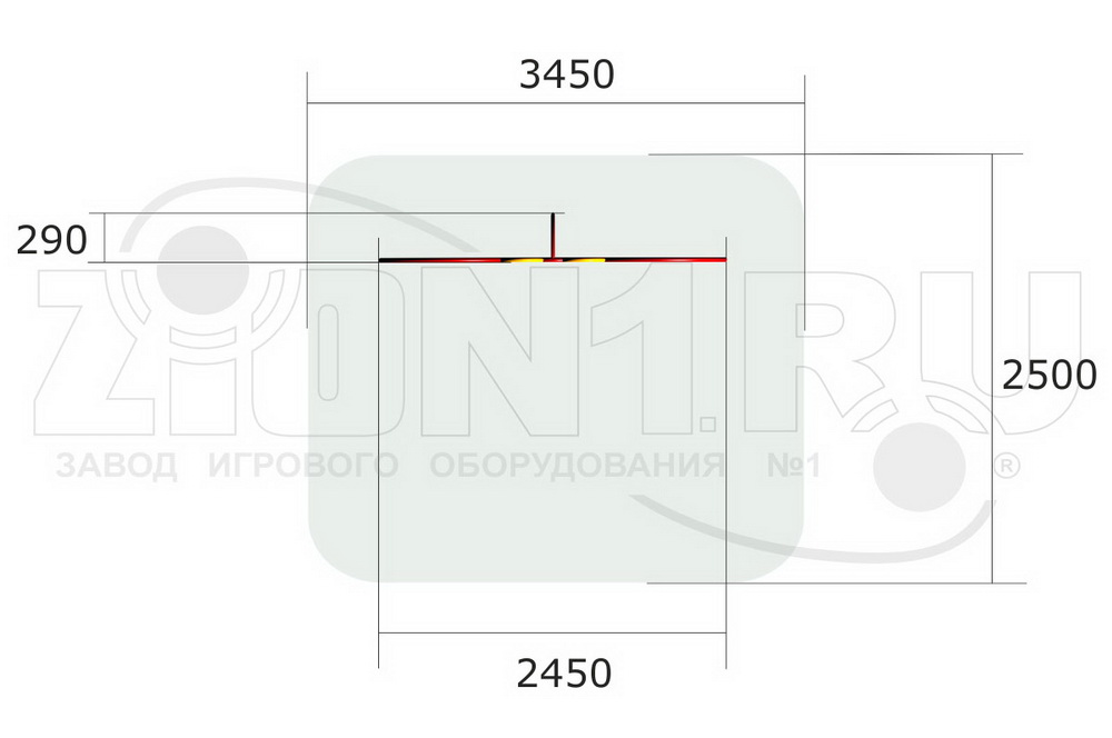 Мишень для бросания мяча ZION Мотылек (СЭ140)