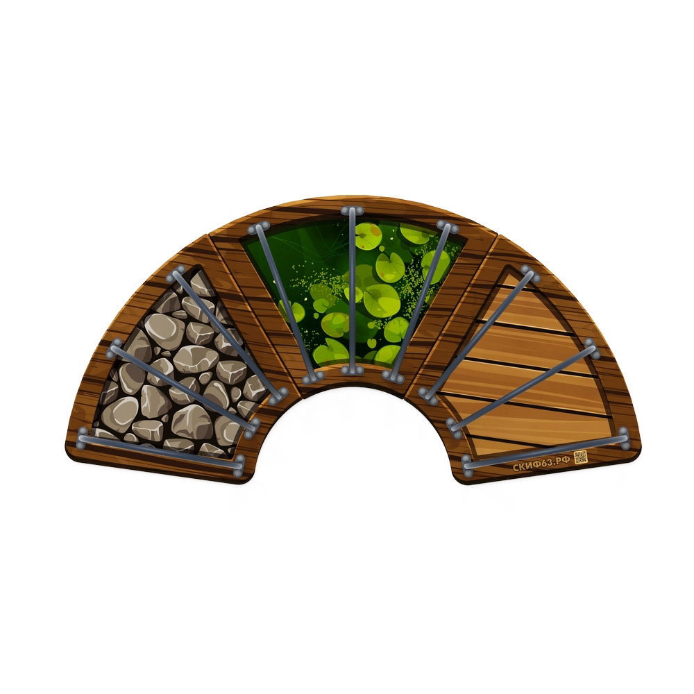 Лаз РУЧЕЕК для детской площадки СО 1.10.05-11