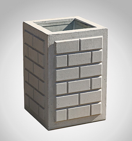 Урна бетонная КИРПИЧ У-10