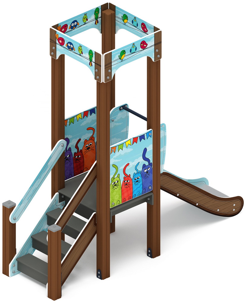 КОРОЛЕВСТВО (Коты) горка (Н=750) ИО 41.15.01-11