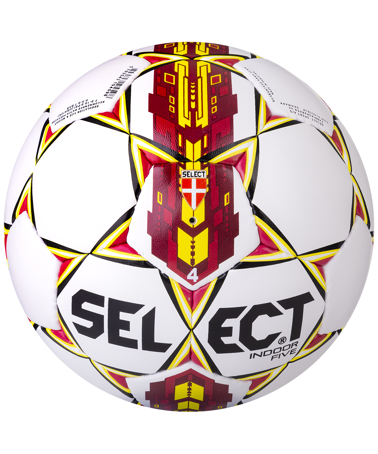Мяч футзальный Indoor Five бел/крас/желтый