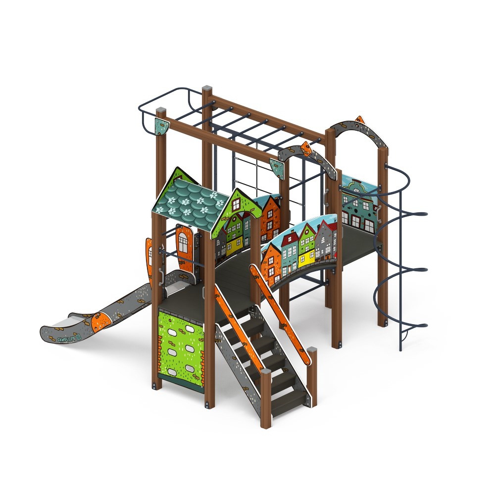 РАДА (Город) детский игровой комплекс ДИК 2.01.2.03-01 (H=1200)