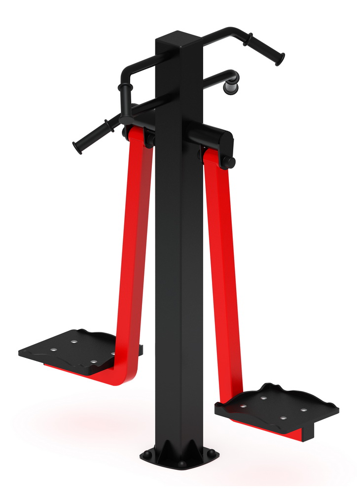 Тренажер уличный МАЯТНИК ДВОЙНОЙ (красный) СТ 029-11.П