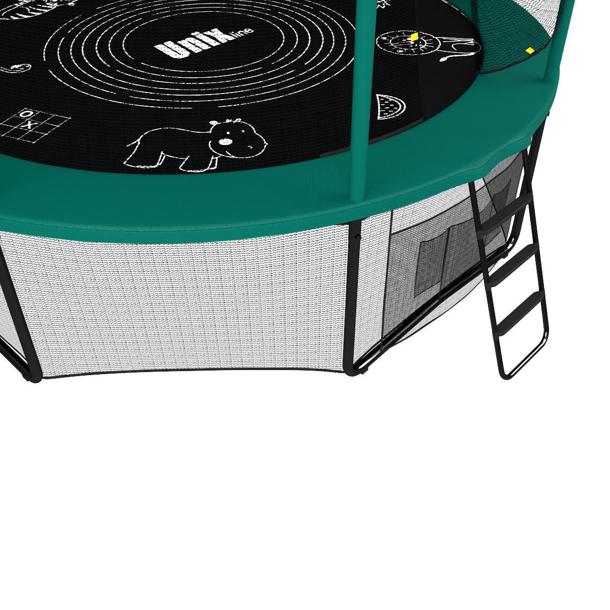 Батут UNIX line 16 ft SUPREME GAME (green)