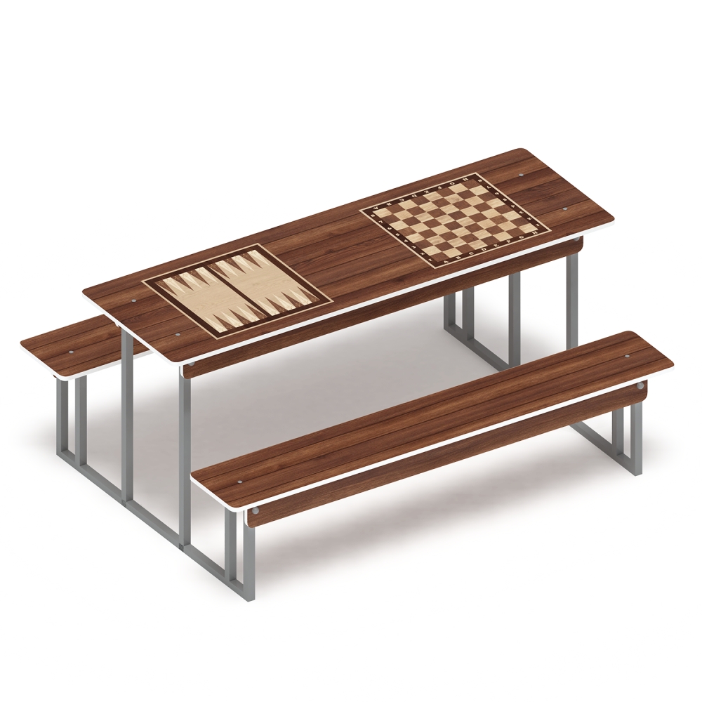 НАРДЫ + ШАХМАТЫ столик взрослый МФ 32.01.04-01