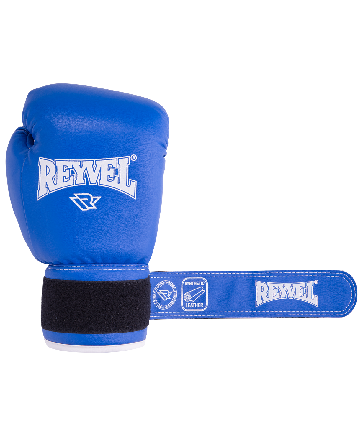 Перчатки боксерские RV-101, 14oz, к/з, синие