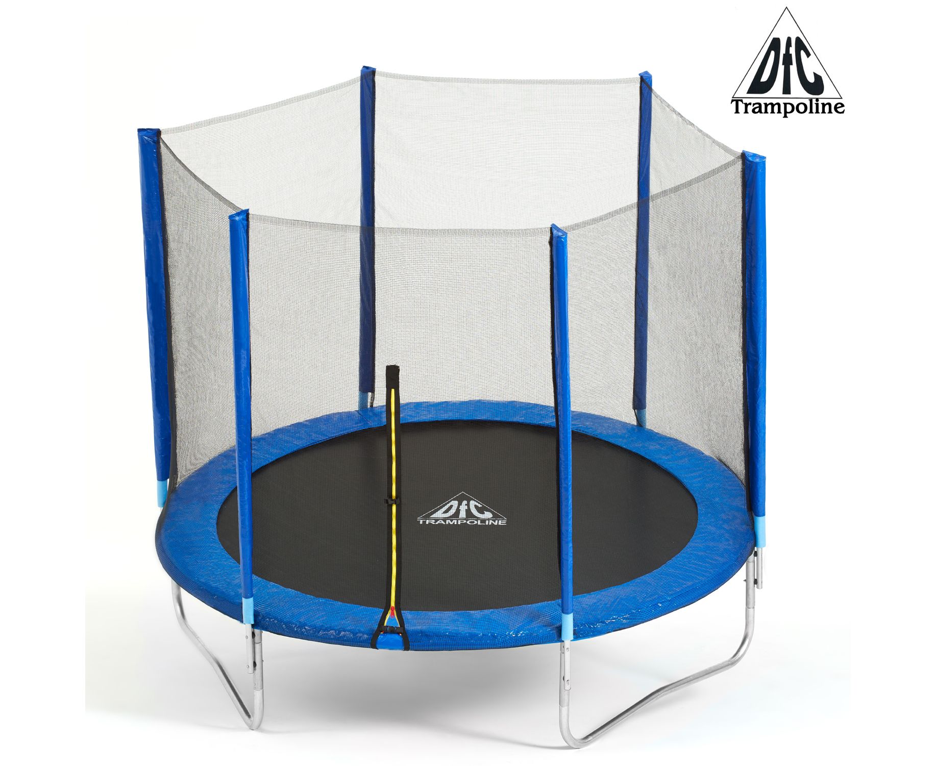 Батут DFC Trampoline Fitness с сеткой 16ft (487 см) синий