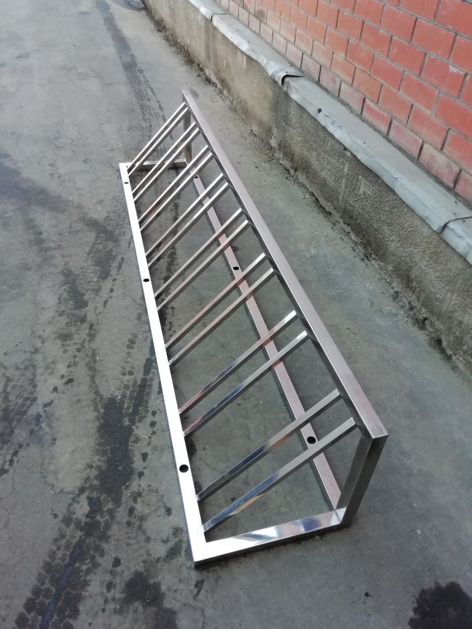 Велопарковка из нержавеющей стали Air-Gym ВП2