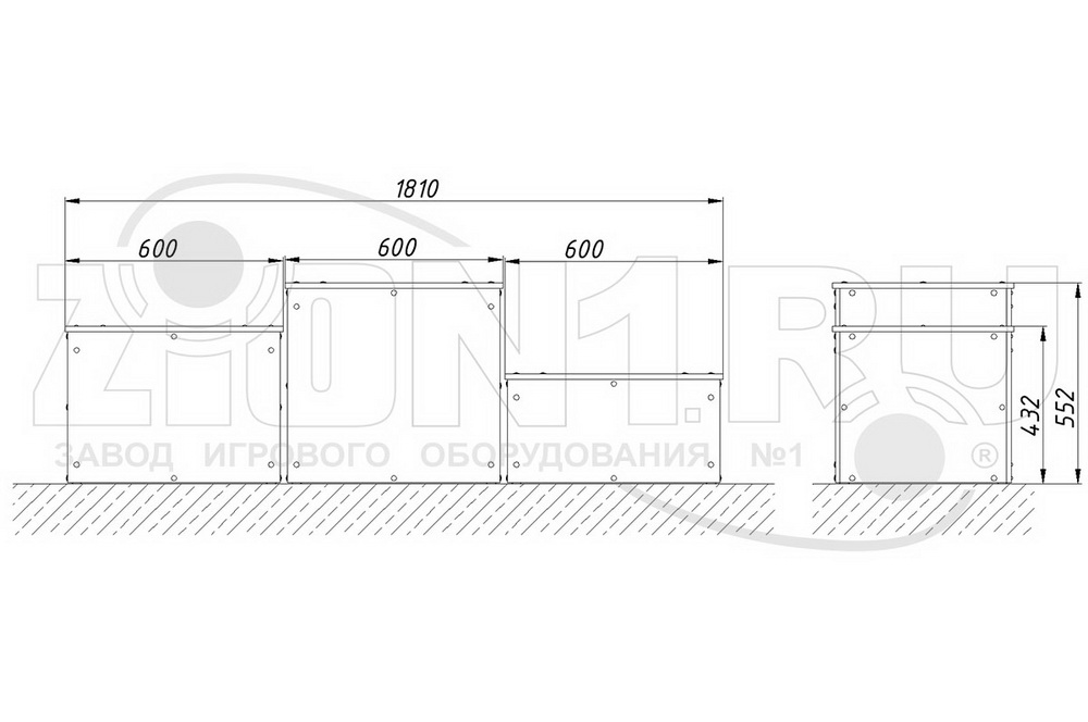 Пьедестал для награждения ZION (СЭ275)