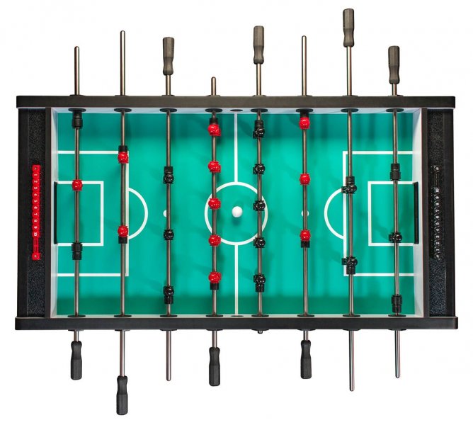 Настольный футбол (кикер) Milan 5 ф (144 х 75,6 х 90 см, сине-черный)