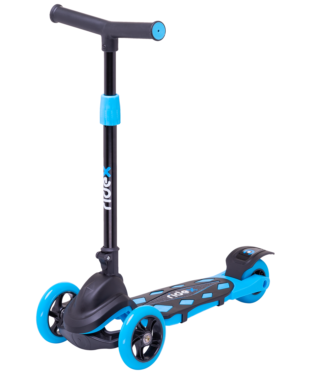 Самокат 3-колесный Robin 3D 120/90 мм, голубой