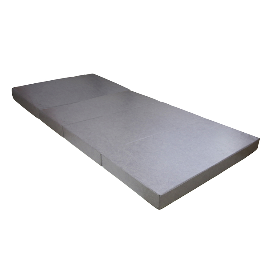 Мат №7 (200 х 100 х 10) Midzumi складной винилискожа (серый)