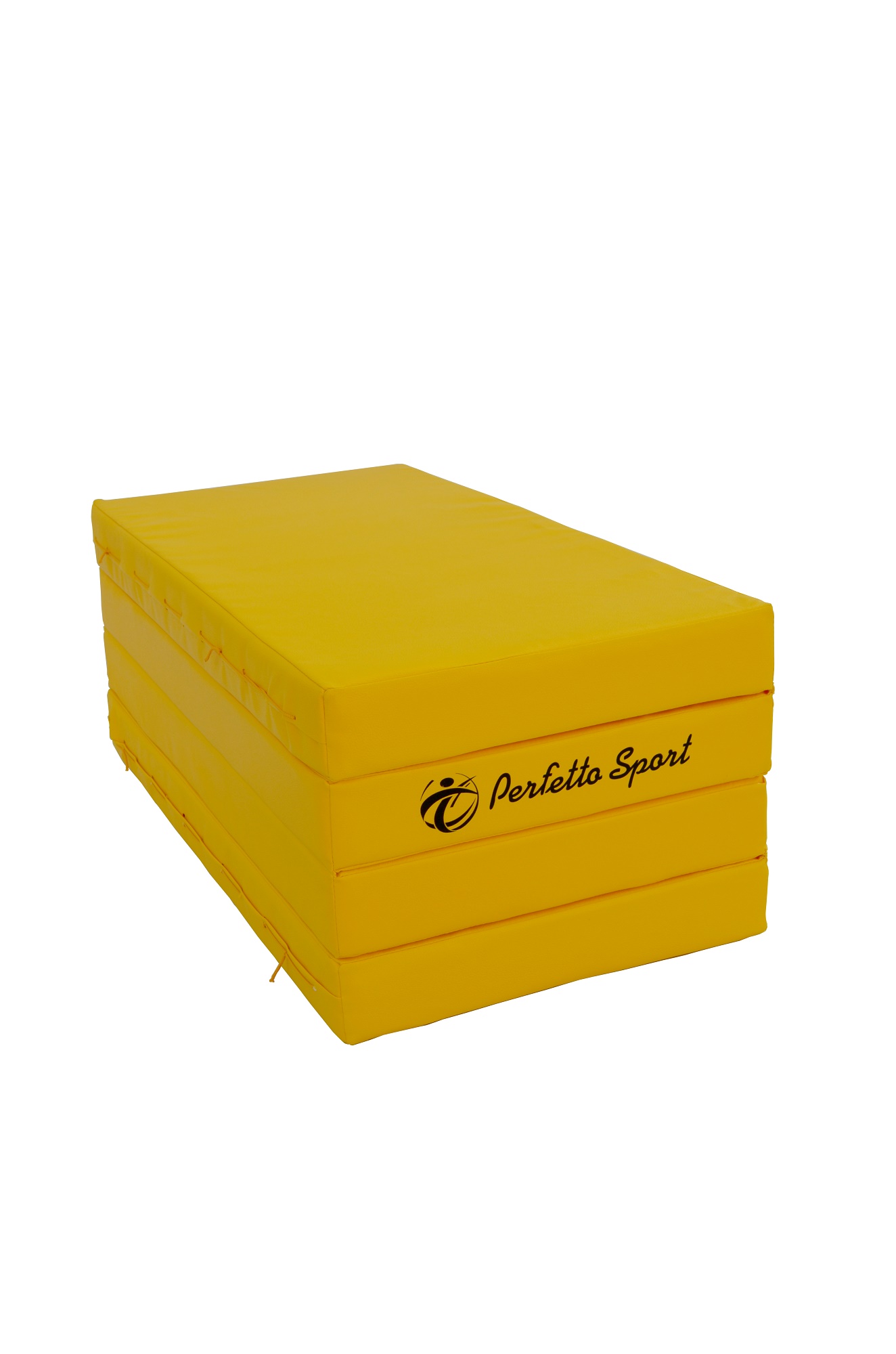 Мат № 5 (100 х 200 х 10) складной 3 сложения PERFETTO SPORT жёлтый