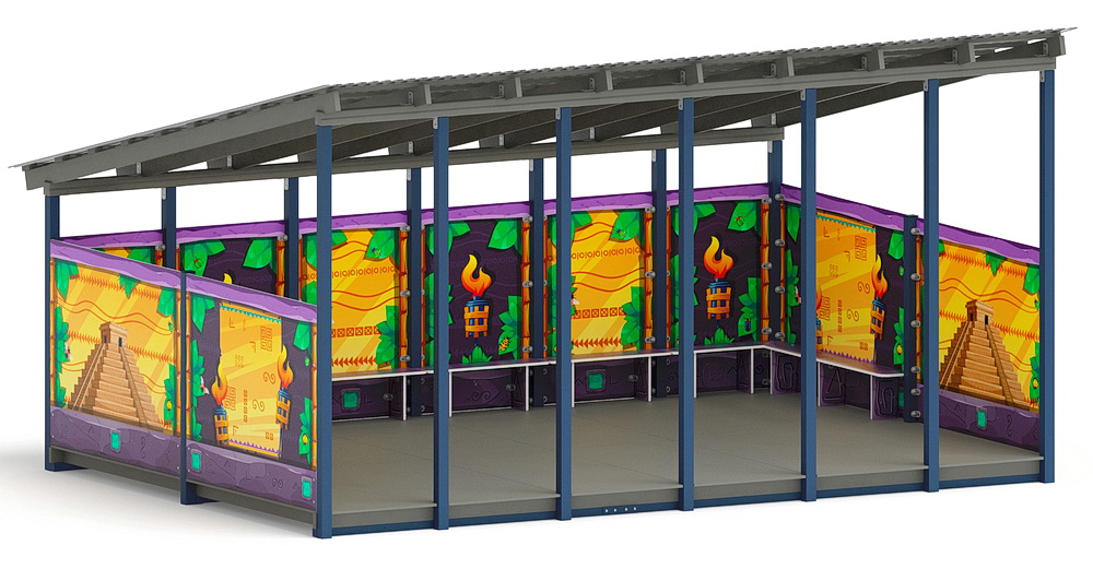 Теневой навес (Майя) МФ 71.6.4-06