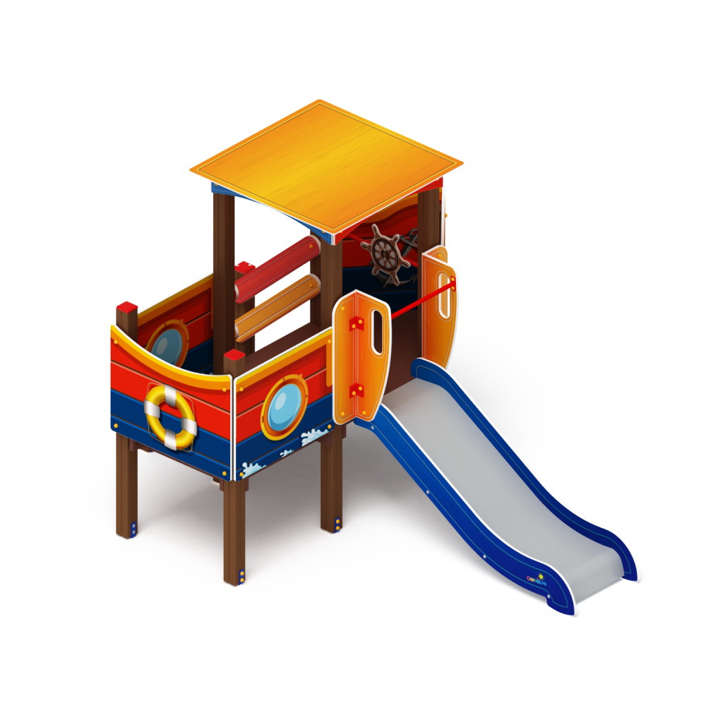 КАТЕРОК детский игровой комплекс ДИК 1.03.3.01 (H=750)