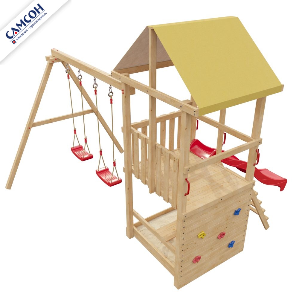 Детская деревянная игровая площадка ЭЛЕМЕНТ 6 Самсон
