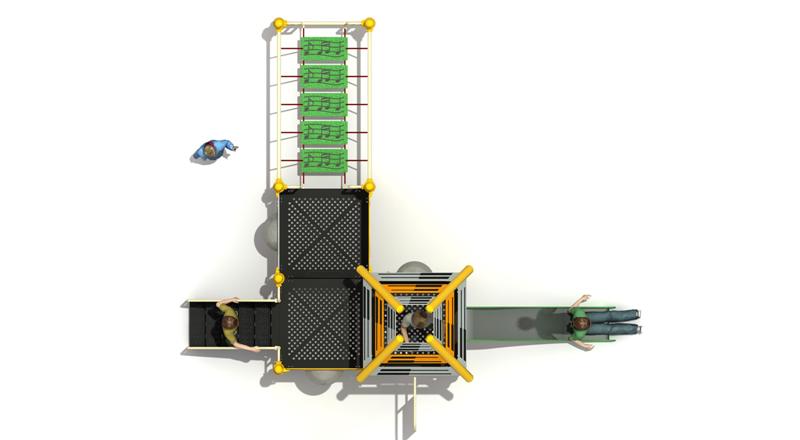 Детская игровая площадка Air-Gym Play Нота WD-YY103, Музыкальная серия