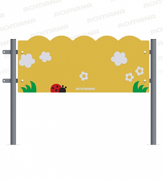 Ограждение фанерное для детской площадки Romana 303.07.00-01