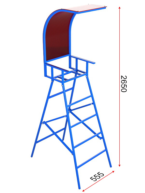 Судейская вышка универсальная с козырьком (2002)