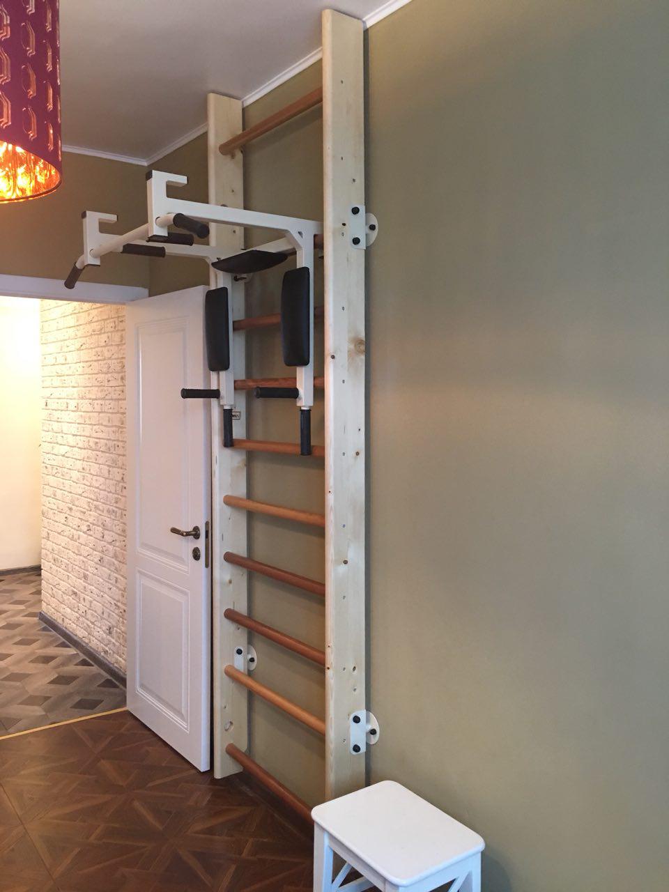 Турник 3 в 1 на шведскую стенку NO14