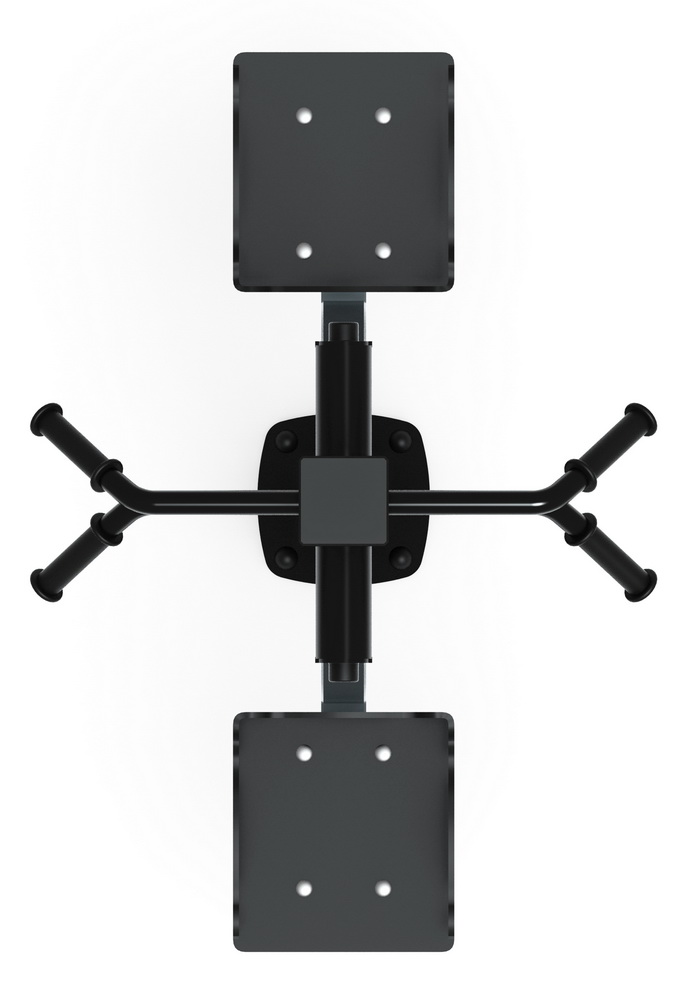 Тренажер уличный МАЯТНИК ДВОЙНОЙ (серый) СТ 029-13.П