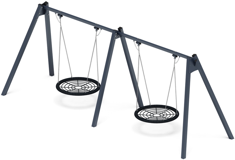 Качели-гнездо М2 двойные ИО 12.М.05.05.01 (графит)