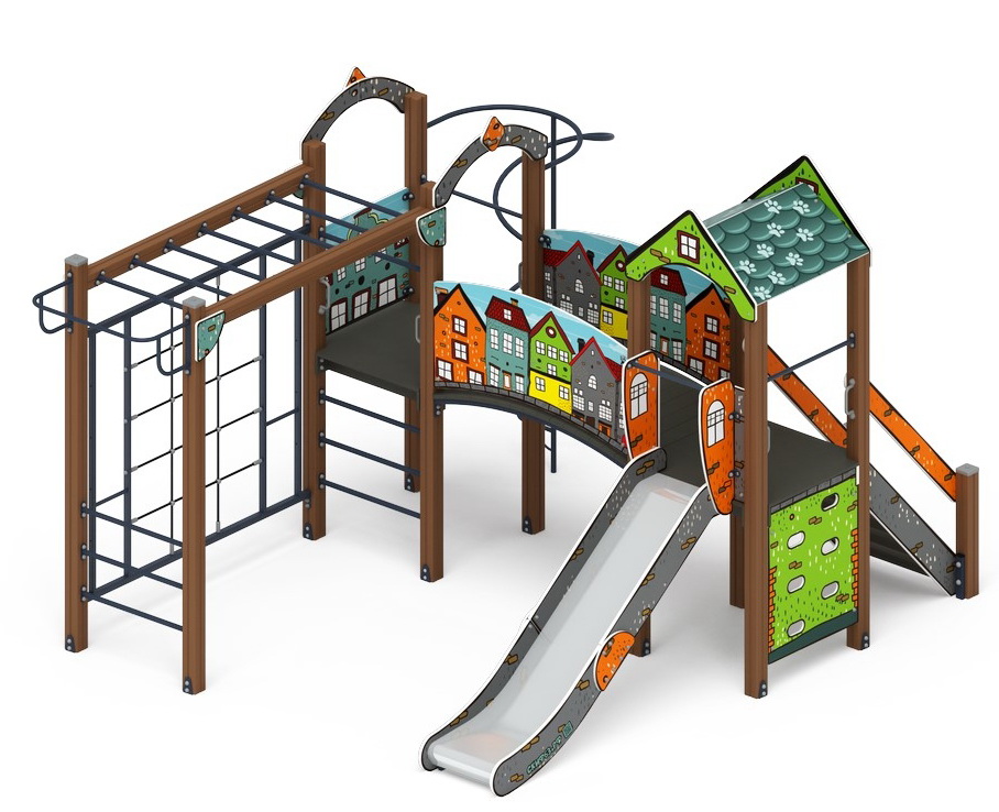 РАДА (Город) детский игровой комплекс ДИК 2.01.2.03-01 (H=1200)