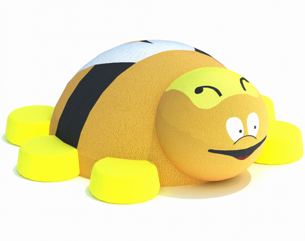 Резиновая 3D-фигура ZION Пчела (для парков и детских площадок)