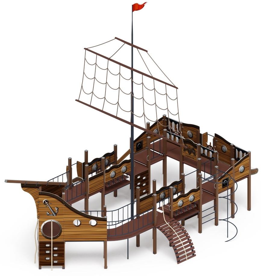 КАРАВЕЛЛА детский игровой комплекс ДИК 2.03.3.04-03 (H=1200; H=1500)
