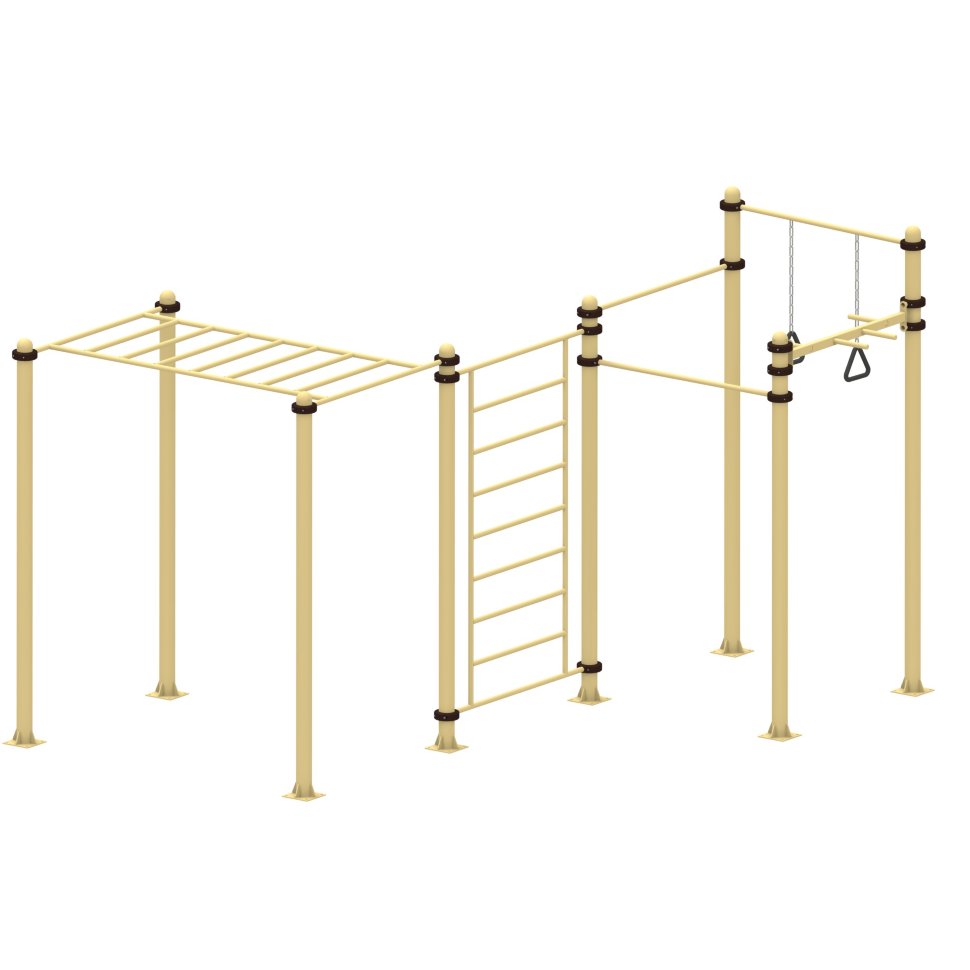 Каскад турников и рукоходов (стационарный)  Air-Gym YSK85