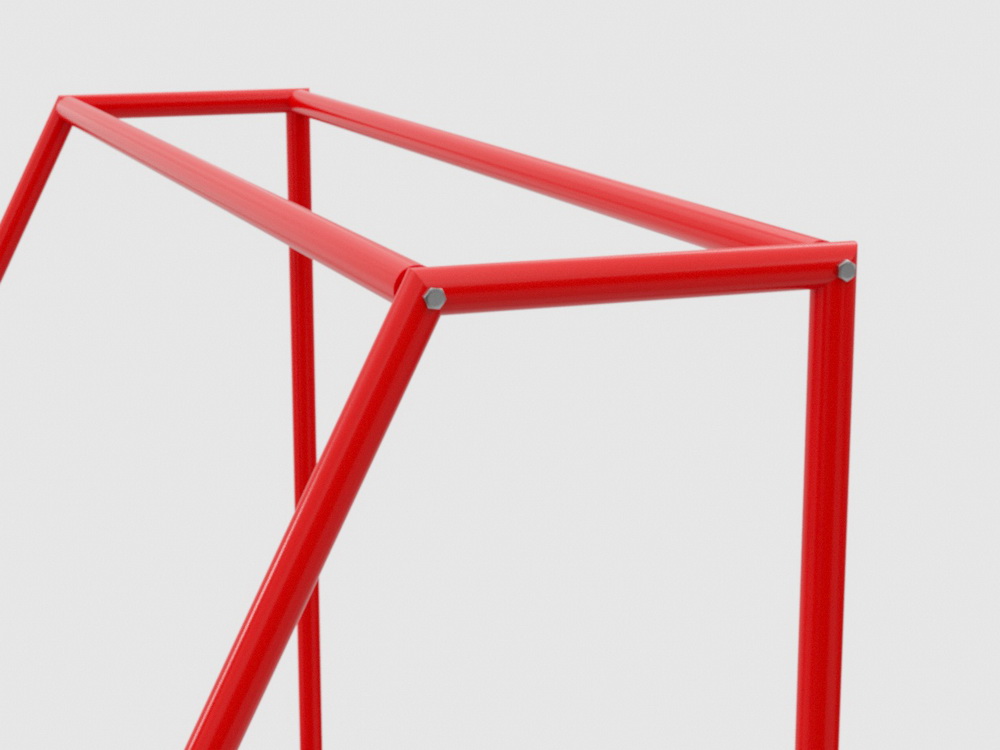 Ворота хоккейные разборные тренировочные из трубы D=43 мм (17.102-43)