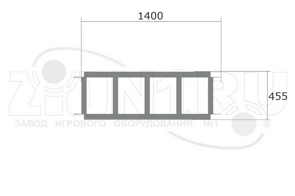 Кассета для бруска отталкивания ZION металлическая (СЭ268)