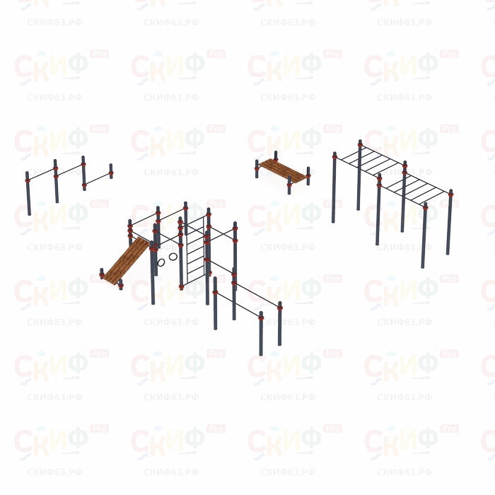 Уличный атлетический комплекс ВОРКАУТ 35 (108)