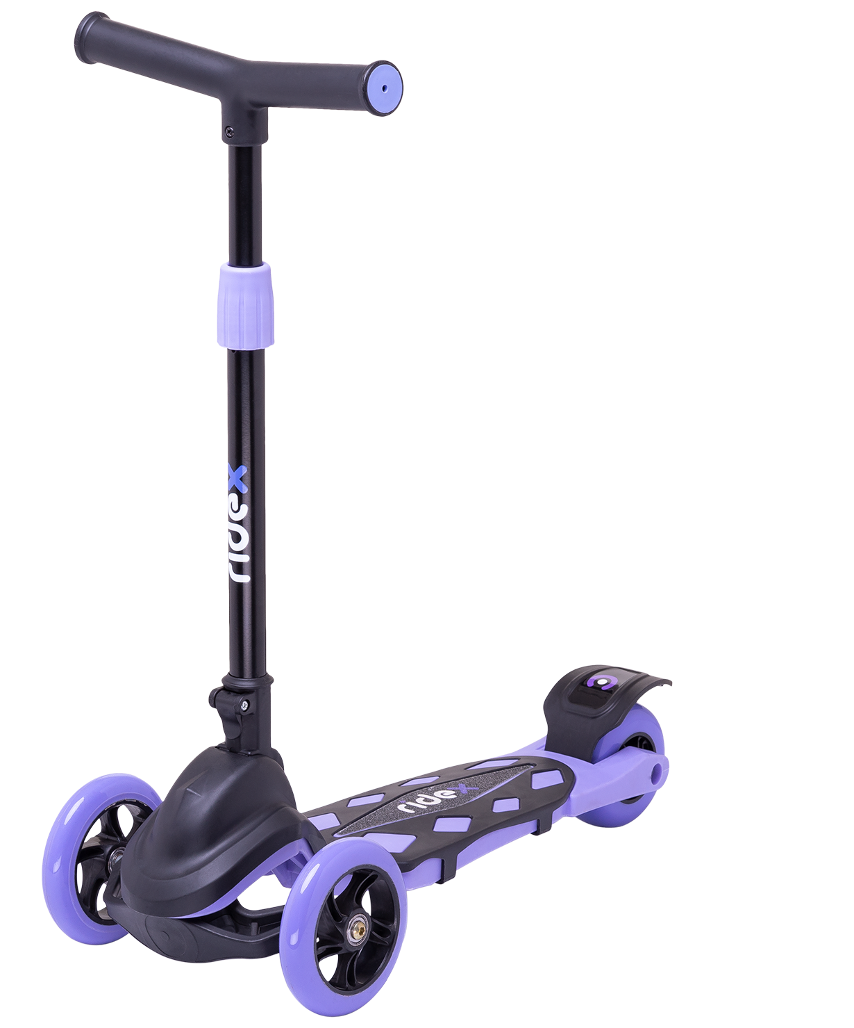 Самокат 3-колесный Robin 3D 120/90 мм, фиолетовый