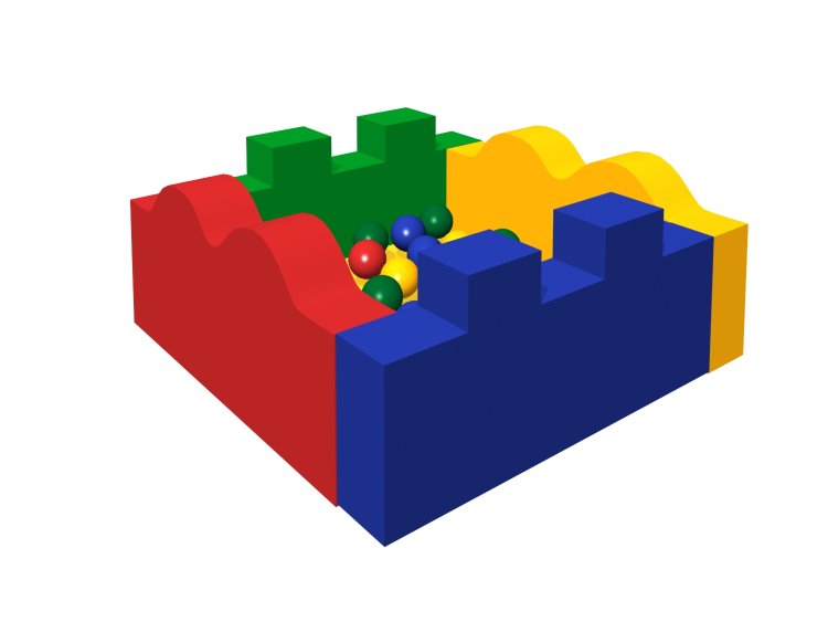 Сухой бассейн "Коралл" ДМФ-МК-06.16.00