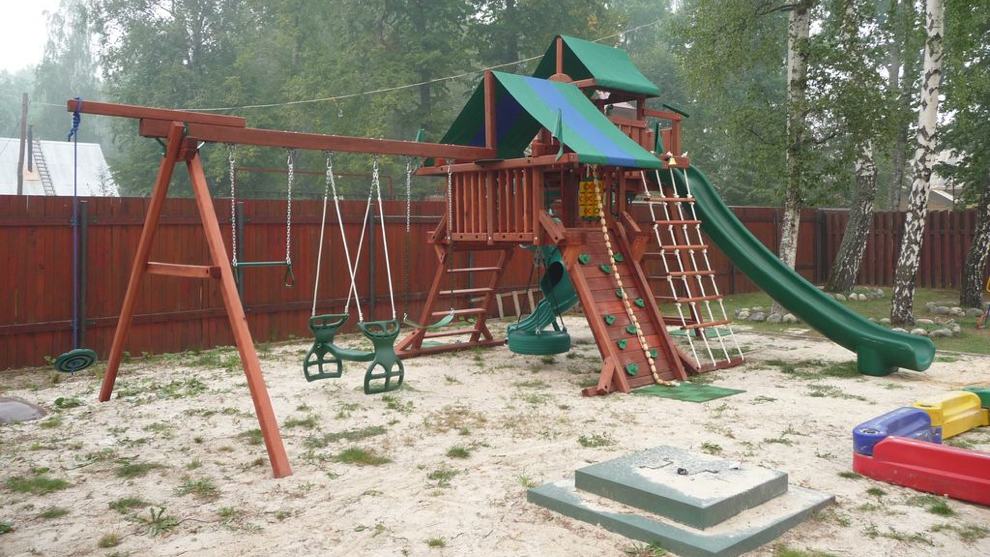 Детская деревянная игровая площадка КОРОЛЕВСТВО ДЕЛЮКС