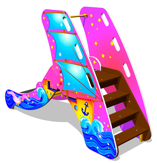 Горка детская ZION Парусник (Г034)