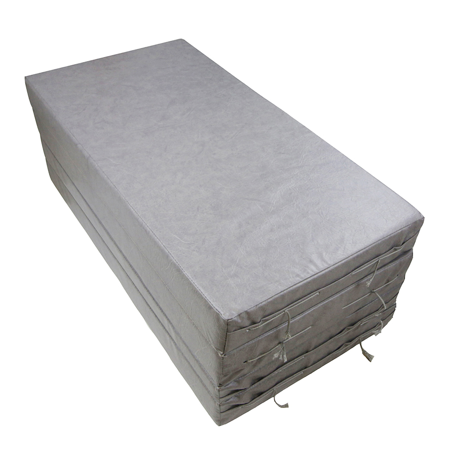 Мат №7 (200 х 100 х 10) Midzumi складной винилискожа (серый)