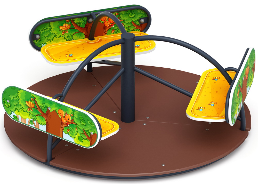 Карусель СОЛНЫШКО (Полянка) ИО 30.01.03-С.15