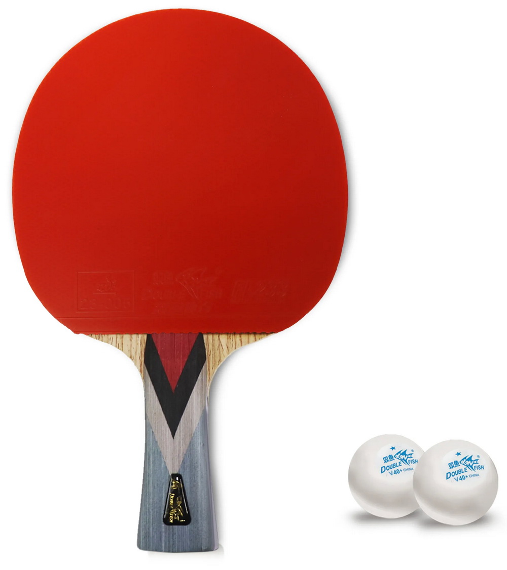 Ракетка для настольного тенниса DOUBLE FISH (4A+C серия)
