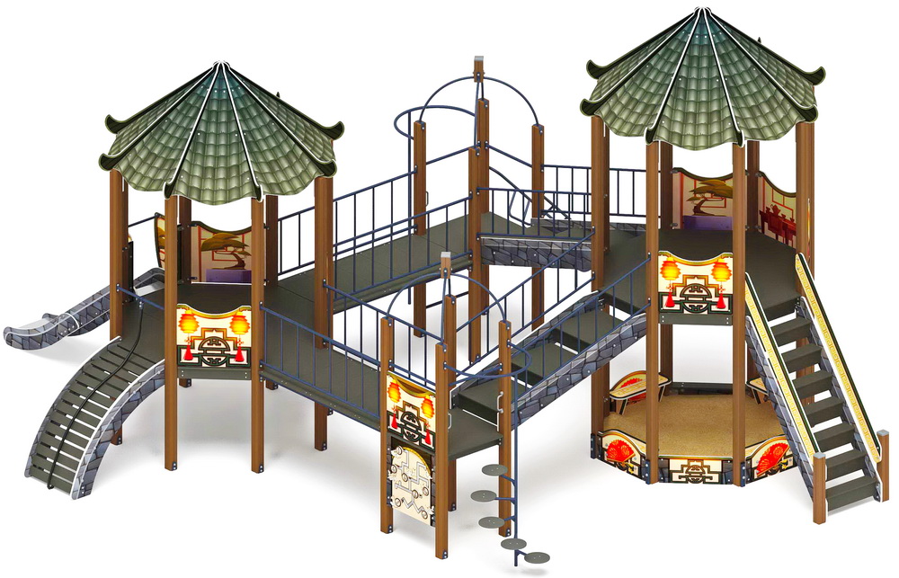 КАРНАВАЛ детский игровой комплекс ДИК 2.22.06-02 (H=1200)