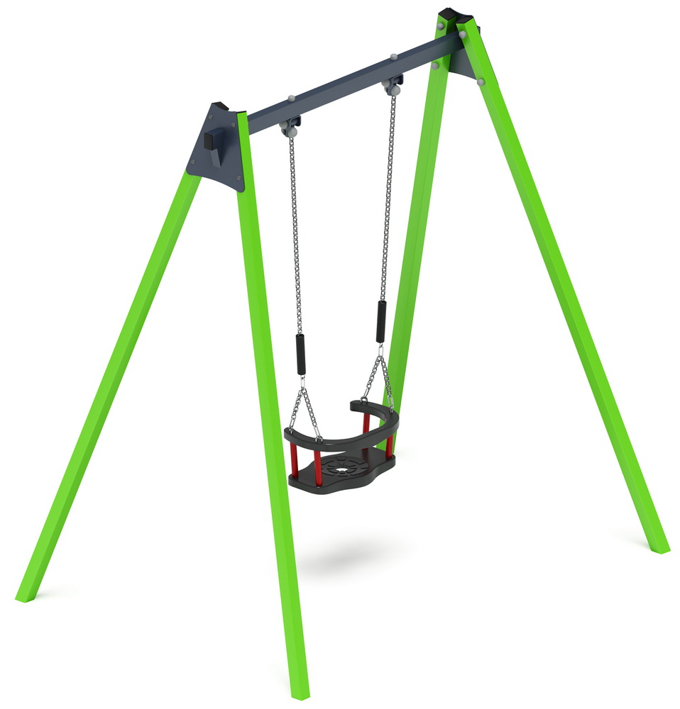 Качели М1 металл ИО 11.М.01.03-02 (зеленый)