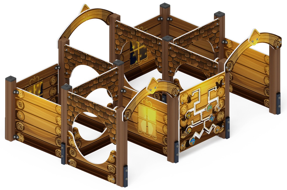 Лабиринт КУБИК 2 (Эко) игровая форма МФ 20.01.02-02