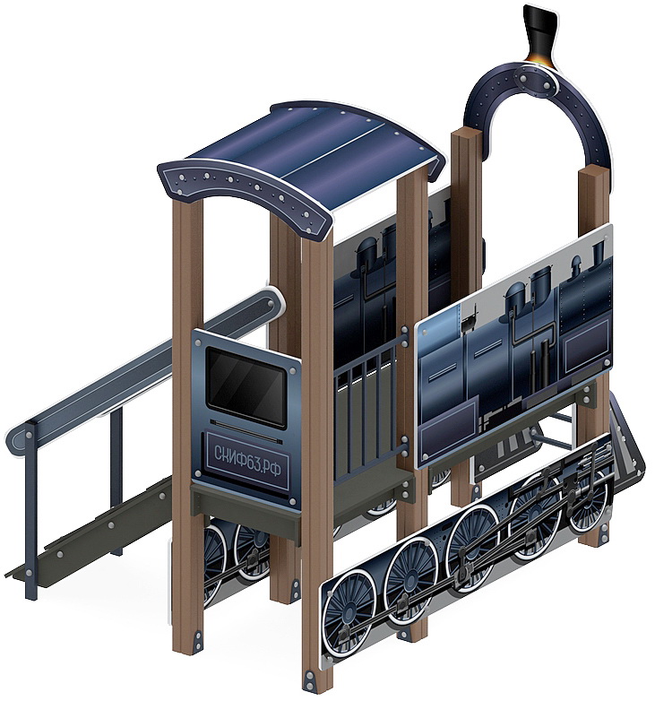 ПАРОВОЗИК МИНИ игровая форма МФ 10.03.05-11