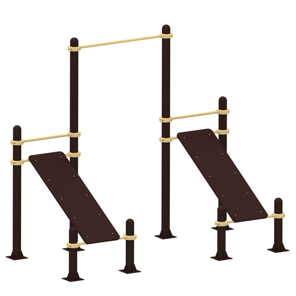 Лавочки для пресса и турник Air-Gym YSK43